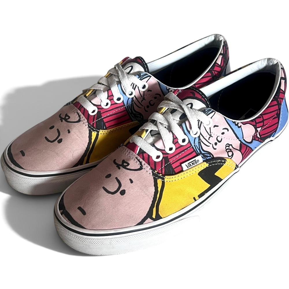 Vans Era Peanuts Men 10.5 Women 12 Charlie Brown Snoopy Skate Shoes Sneakers
